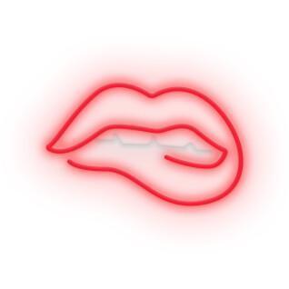 Illuminated sign Candyshock Biting Lips