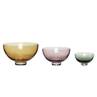 Set of 3 bowls Hubsch Interior Radiant