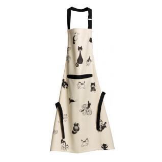 Printed kitchen apron - multi chatons dubout Winkler
